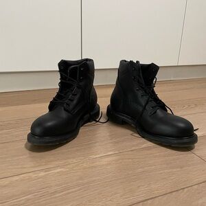 Men's Black Redwing Leather Boots